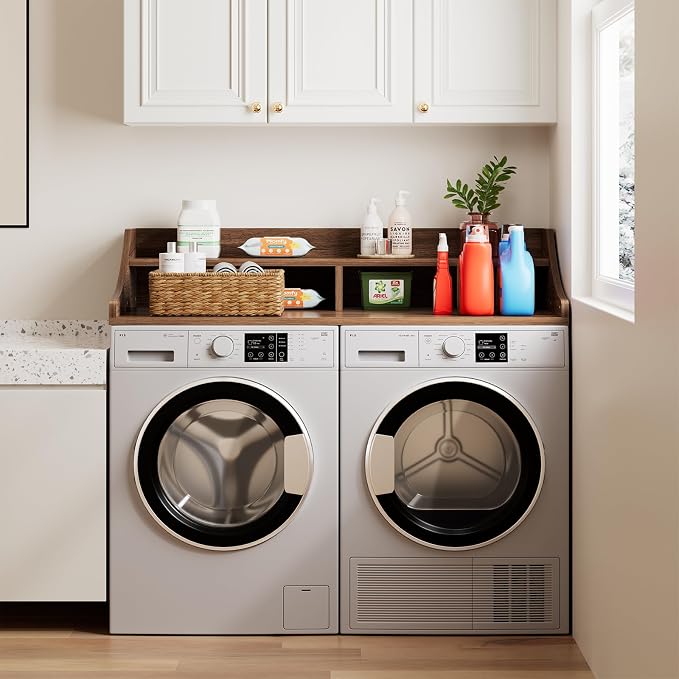 2-Tier Washer Dryer Topper, Laundry Room Organizer - Image 2