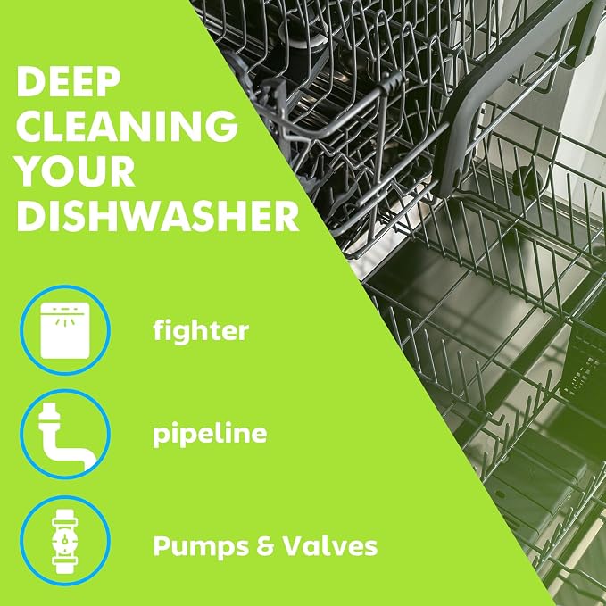 Dishwasher Cleaner and Deodorizer Tablet 25 Count, Deep Cleaning Tablet Helps - Image 5