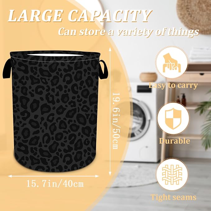 Laundry Hamper, Oxford Waterproof Foldable Clothes Storage Bin, Toy Organizer - Image 2