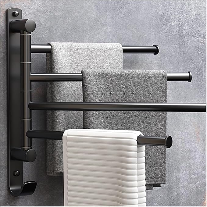 Swing Out Towel Bar Bath Towel Holder, 304 Stainless Steel Bathroom Hand Towel by Unknown