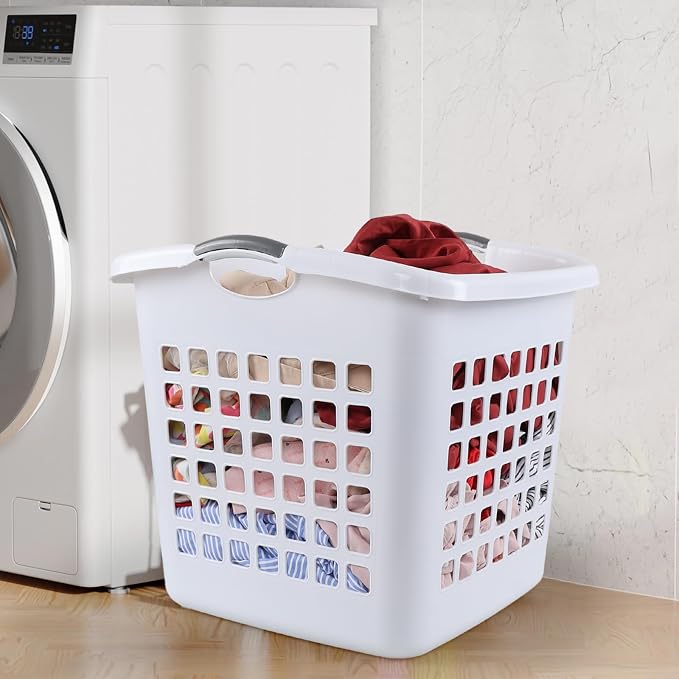 2 Bushel/70 L Ultra Square Plastic Laundry Basket - Image 4