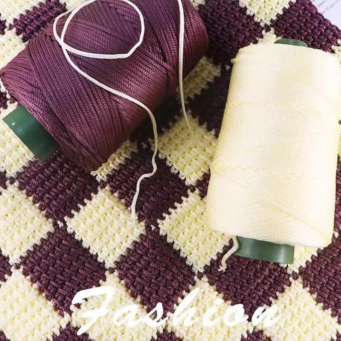 250G Hollow Braided Polypropylene Rope 3mm Colorful Polyester Yarn Handmade - Image 4