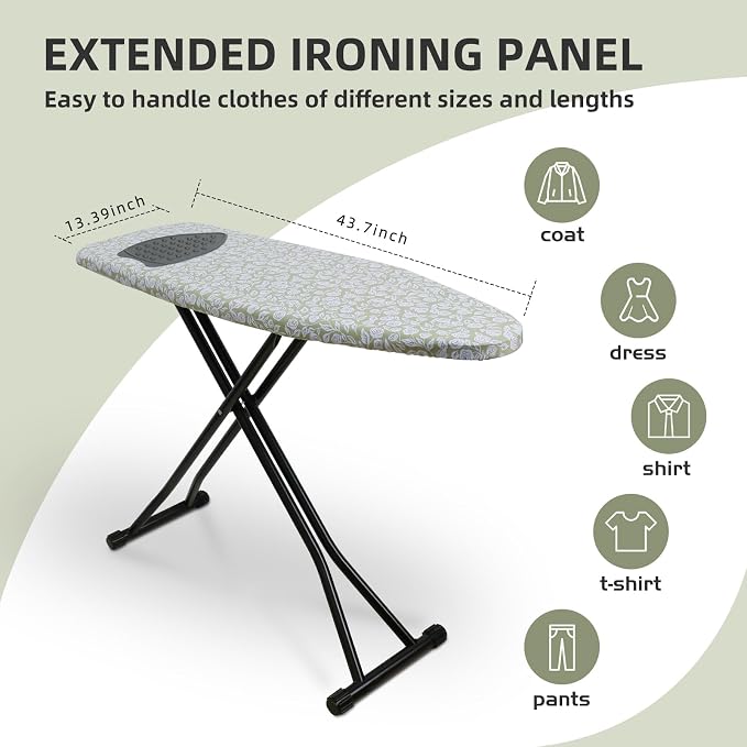 Ironing Board Adjustable Height Folding Ironing Board - Image 6