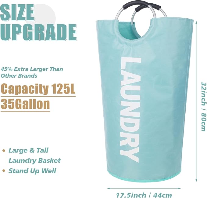 Twira 125L Pro XX-Large Laundry Baskets, Laundry Hamper Stands Up Well - Image 2