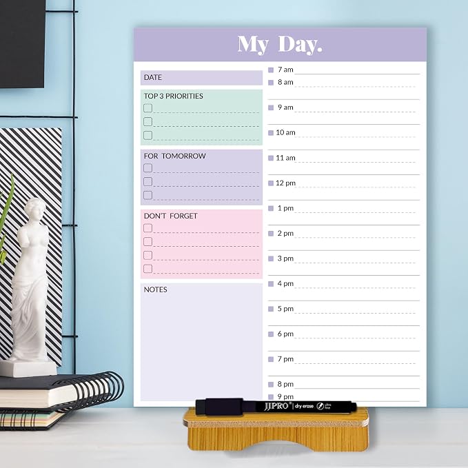 JJPRO Reusable Desktop Daily Planner by JJPRO