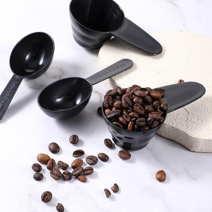 5 Pack Small Scoops for Canisters, Plastic Coffee Measuring Spoons, Short - Image 5