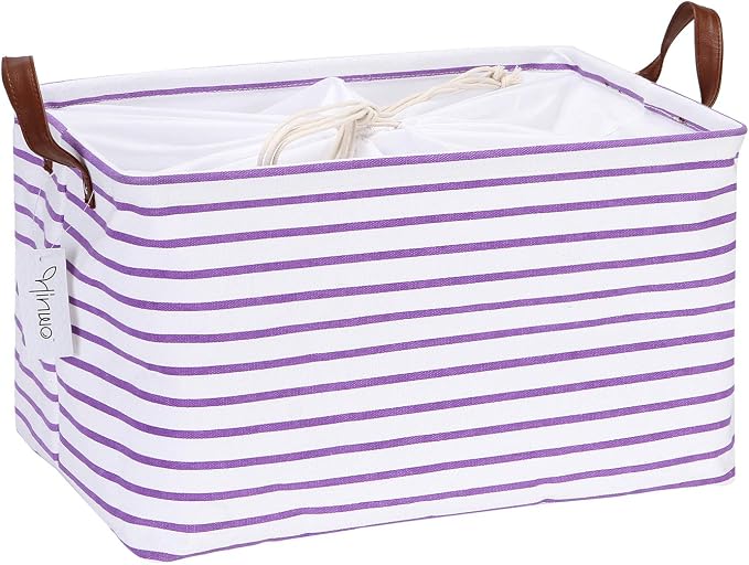 Hinwo 31L Large Storage Bins, Closet Organizers and Storage, Shelf Baskets by Hinwo