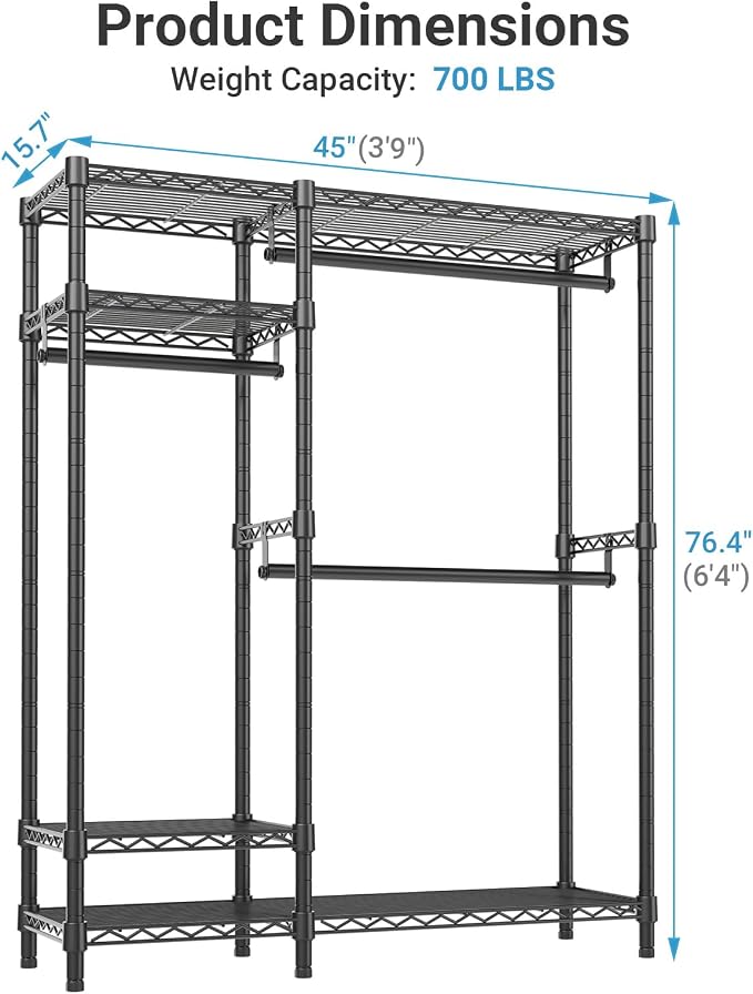 VIPEK V2C Heavy Duty Clothes Rack - Image 5
