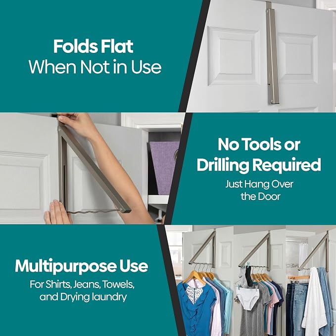 HOLDN’ STORAGE Over The Door Hanger - Image 5