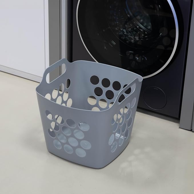 Flexible Plastic Laundry Basket - Image 8