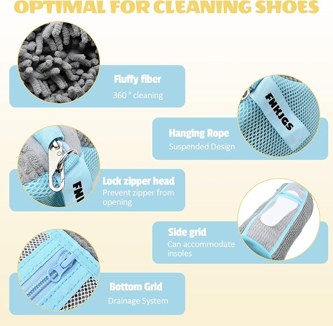 Shoe Washing Machine Bag, Reusable Laundry Shoe Bag - Image 3
