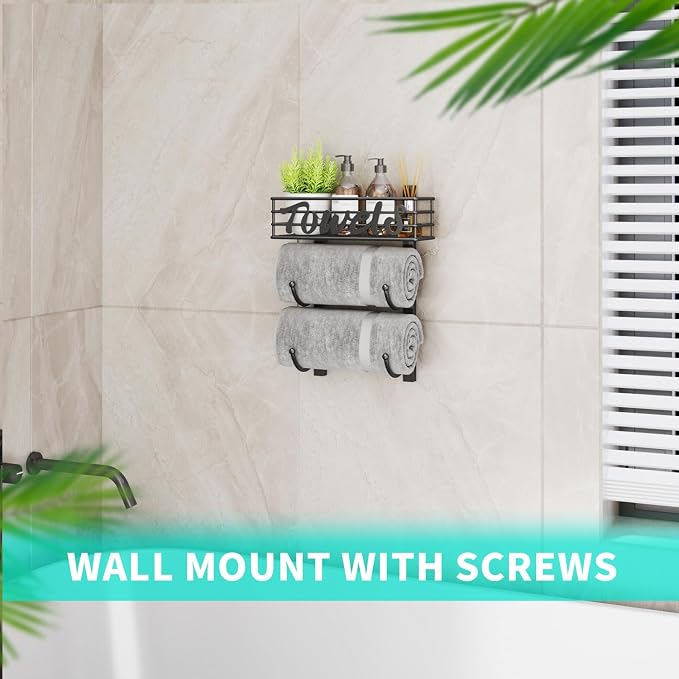 HapiRm Towel Racks for Bathroom Storage - Image 5