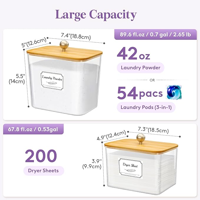 Lifewit Laundry Pods Container - Image 2