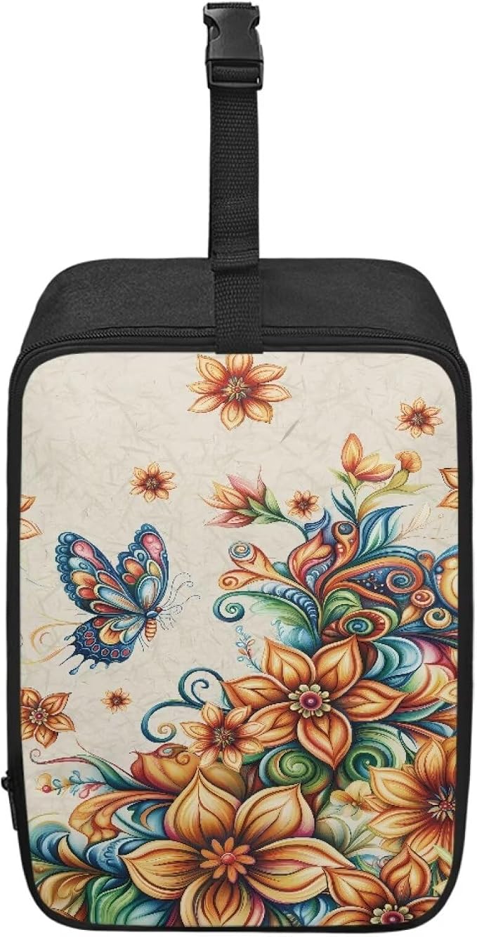 Butterfly Flower Steam Iron Storage Bag Foldable Portable Storage Case by Unknown