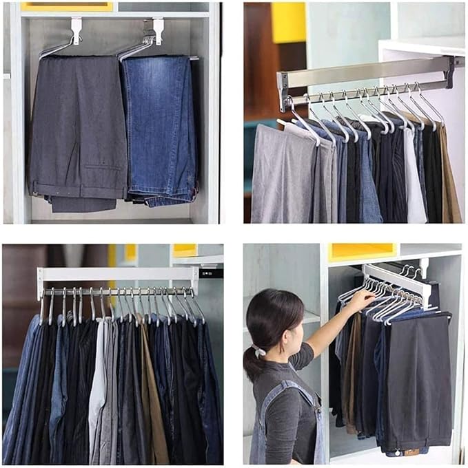 Dsiney Extendable Closet Rod Clothes Drying Rack - Image 3