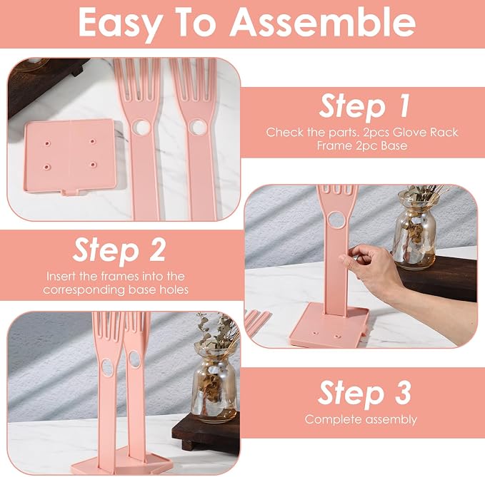 Kitchen Gloves Holder Mitten Dryer Reusable Rubber Glove Clothes Drying Rack - Image 3