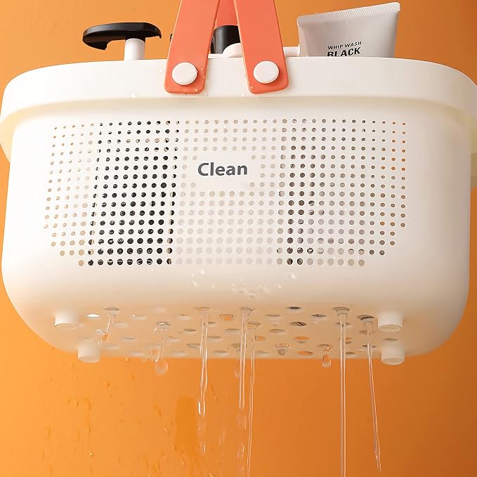 LAIGOO Large Shower Caddy Basket, Plastic Storage Bin - Image 6