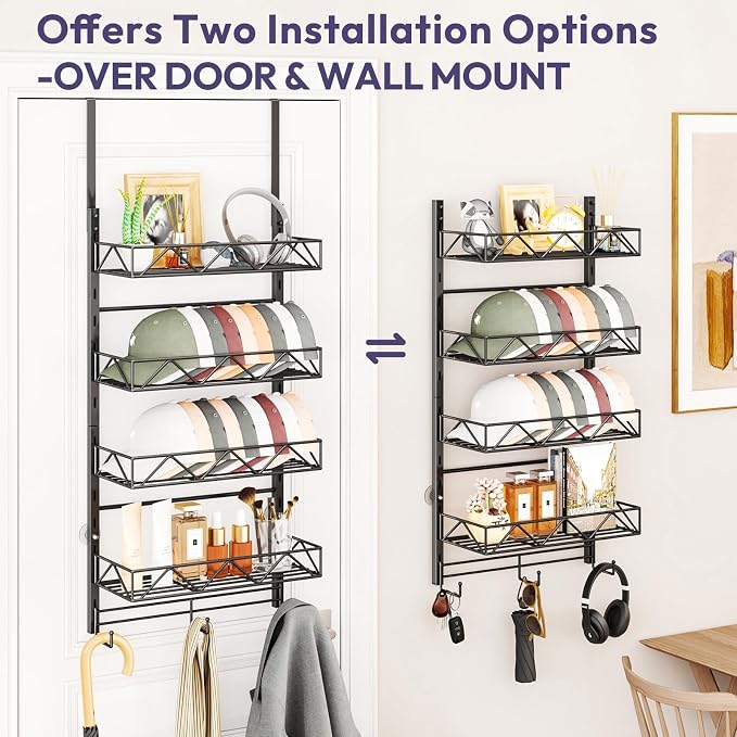 SWTYMIKI Over Door Hat Organizer - Image 5