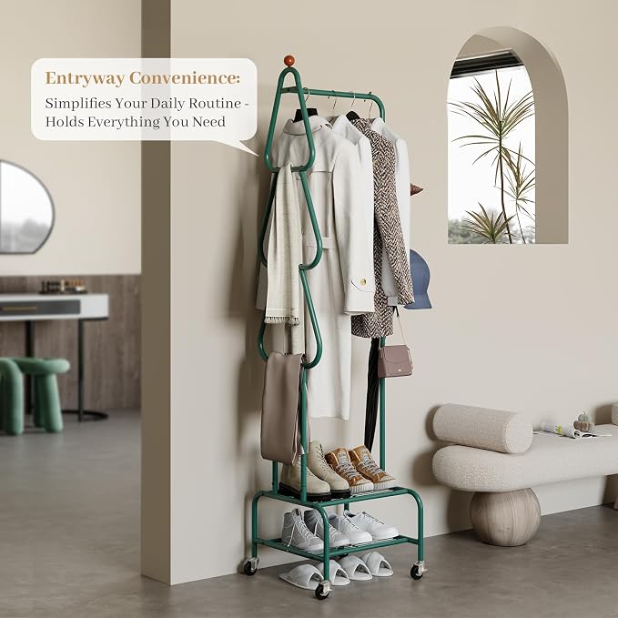 Clothes Rack, Metal Garment Rack - Image 3