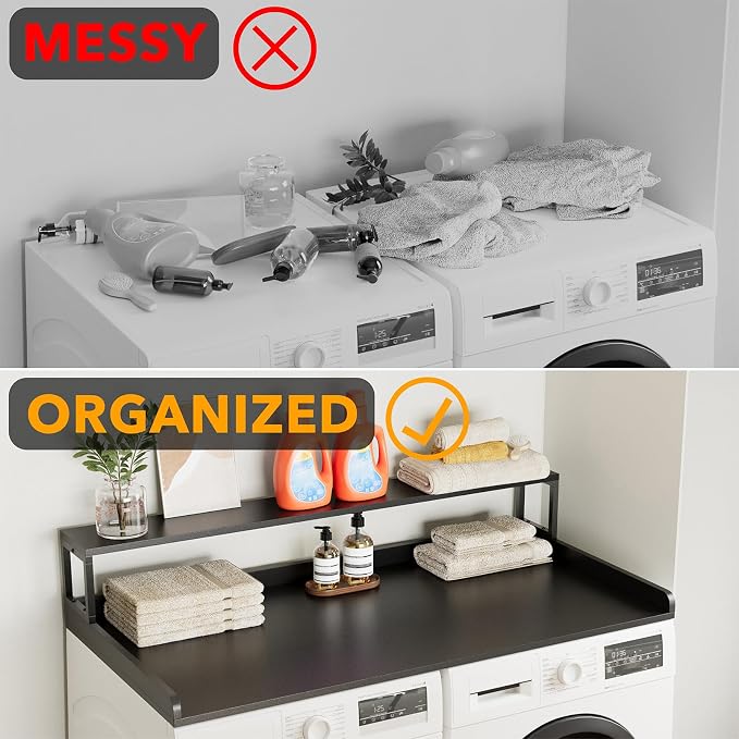 SpaceAid 2-Tier Washer Dryer Countertop, Laundry Topper - Image 3
