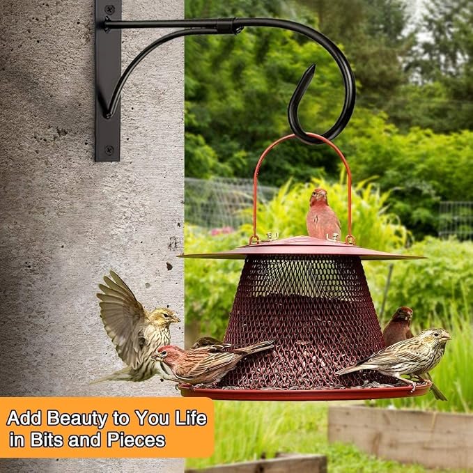 Wall Mount Hanging Plant Bracket, 2 Pack 11 Inches Plant Hook, Heavy Duty - Image 6