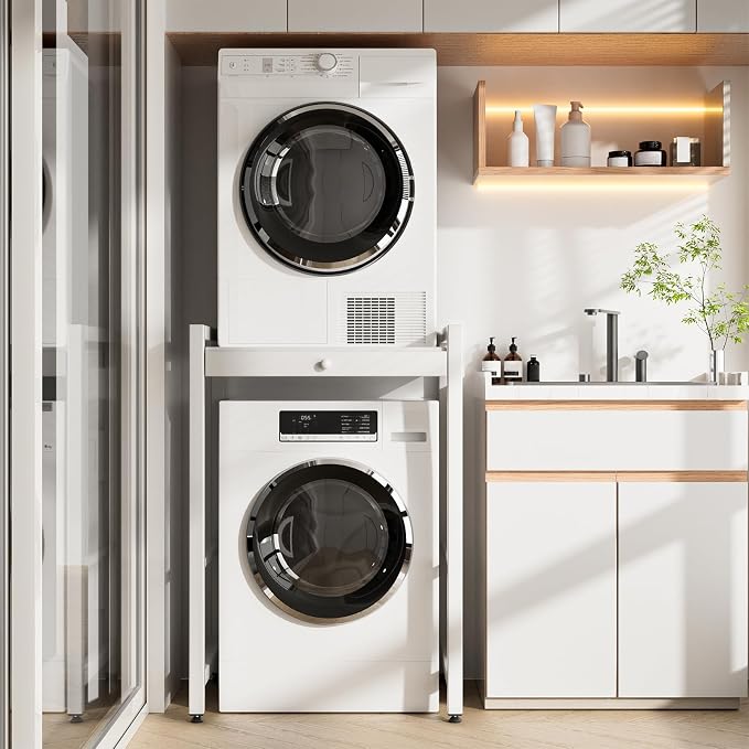 Stacking Kit for Washer And Dryer, Over The Washer Storage Shelf, Washing - Image 5