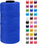 Braided Macrame Cord 1.5mm x 218yards Polypropylene Rope Polyester Rope Yarn by LEREATI