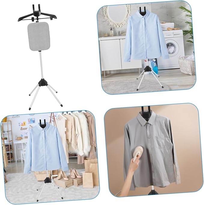 Happyyami Garment Steamer Stand Flat Ironing Area Collapsible Steam Rack - Image 7