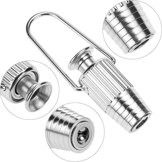 QWORK Clothesline line Tightener, Aluminum Laundry Drying Line Tight Tool - Image 4