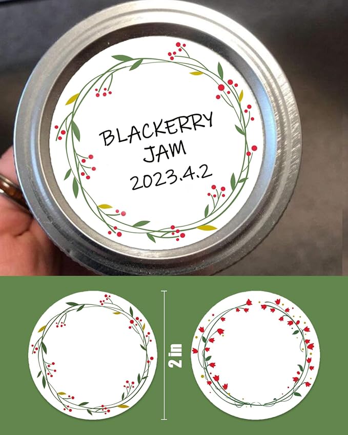 500pcs 2" Canning Labels - Image 2