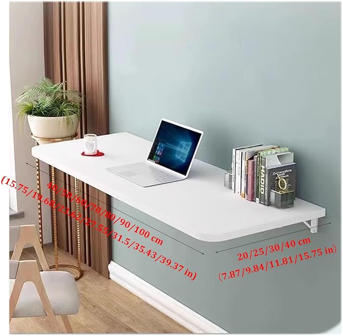 Fold Down Laundry Table Wall Mounted, Folding Wall Mounted Drop Leaf Table - Image 2