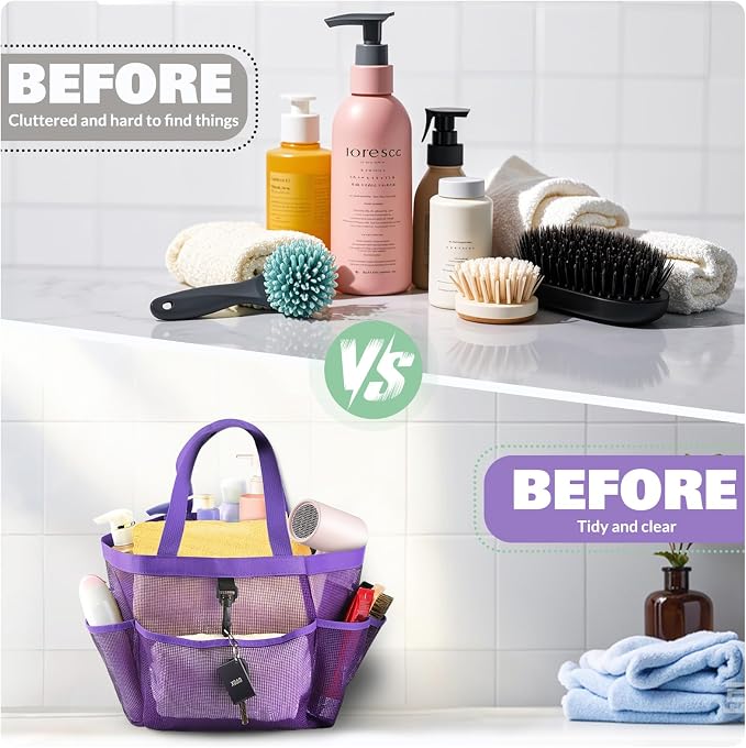 Mesh Shower Caddy Portable for College Dorm Room Essentials - Image 5