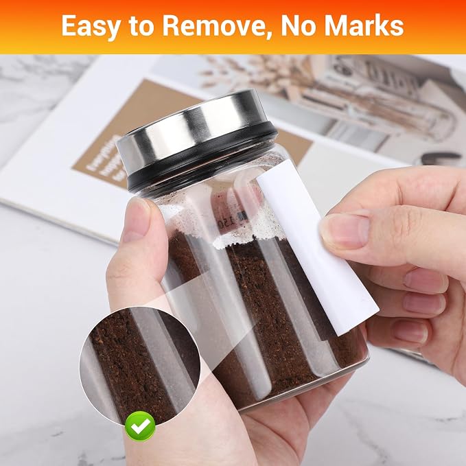 Segarty Spice Label Stickers, Waterproof Removable Condiment Label - Image 5