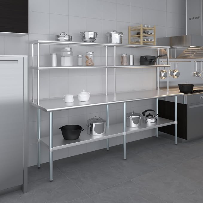AmGood Double OverShelf Stainless Steel NSF - Image 7