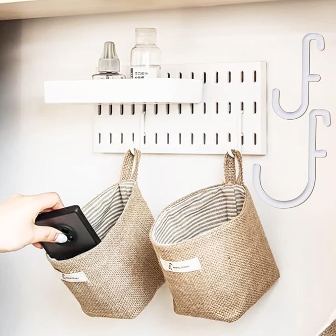 Chris.W 8Pack Pegboard Hooks Kit Peg Hooks Assortment, Keys Jewelry Utensils - Image 4