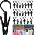 20 PCS Laundry Hooks with Clips Super Strong Plastic Home Travel Swivel Hanging by Sermuok