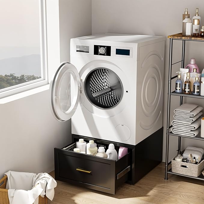 Washer and Dryer Pedestal, Universal Laundry Pedestal by Qxdyt