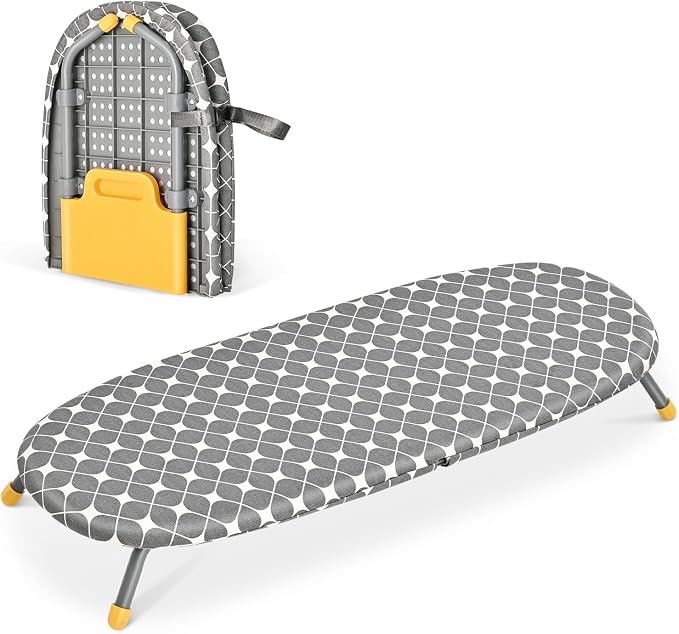 APEXCHASER Foldable Ironing Board, Tabletop Small Iron Board by APEXCHASER