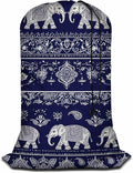 Swono Elephant Laundry Bag Large Heavy Duty Laundry Backpack by Swono