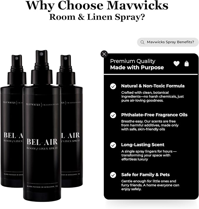 Fragrances - Linen & Room Spray – Bedroom & Home Fragrance Mist, Long-Lasting - Image 2