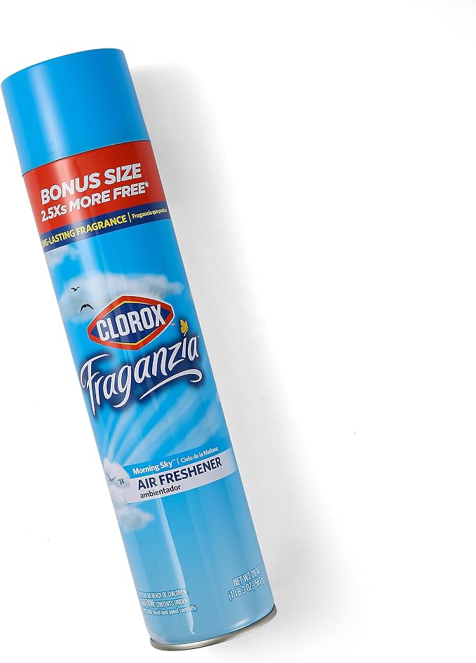 Clorox Fraganzia Aerosol Air Freshener in Morning Sky Scent | Long-Lasting Air - Image 3