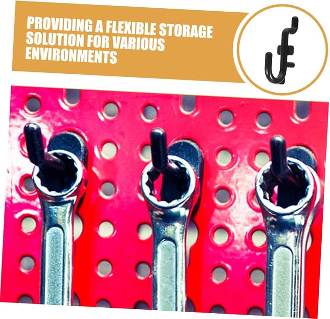 50pcs Pegboard Hooks for Tool Storage and Garage Organization Tool Holders for - Image 3
