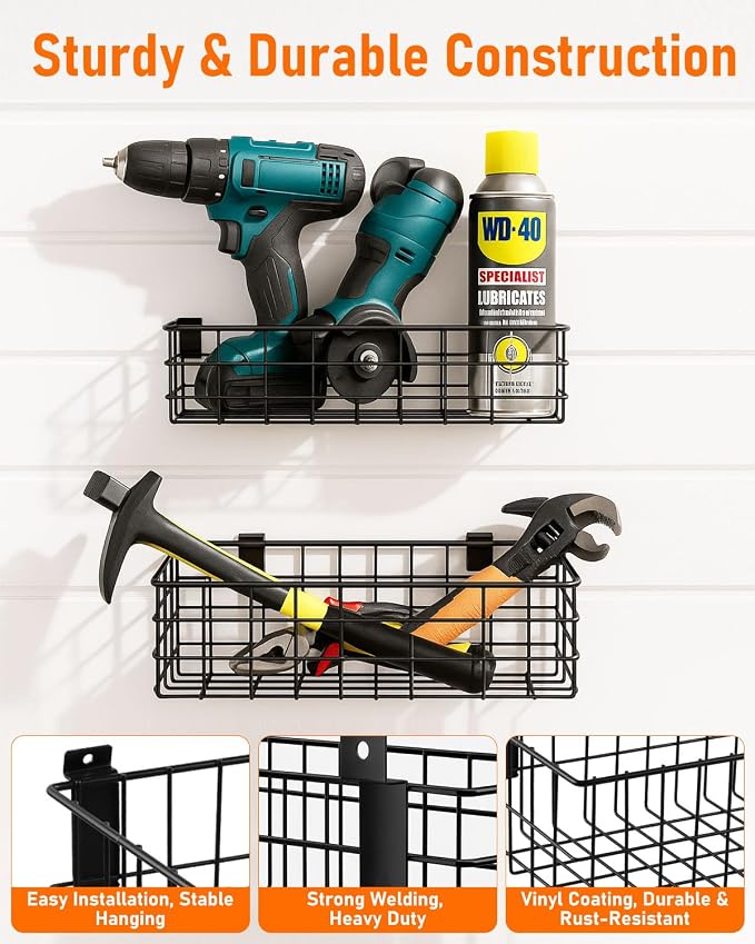 2PCS Slatwall Basket - Image 5