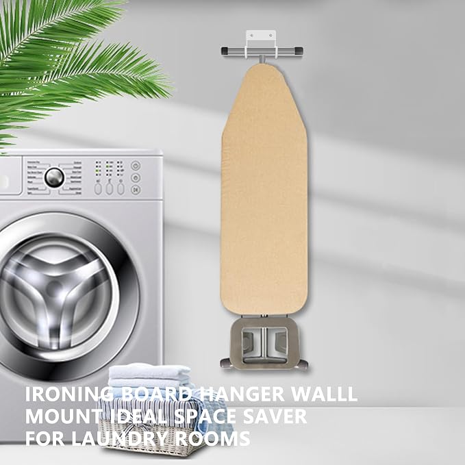 BiJun Ironing Board Hanger Wall Mount, Ironing Board Hanger - Image 7