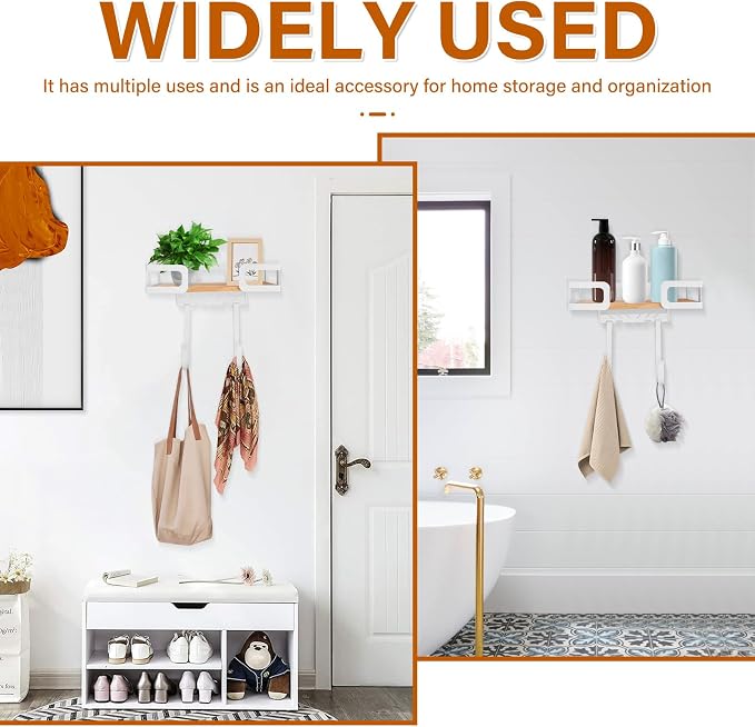 Ironing Board Holder Wall Mount, T and V Shape Ironing Board Hanger Multi Use - Image 7