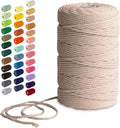 Nook Theory Macrame Cord - 3mm 220 Yards Cotton Rope by NookTheory