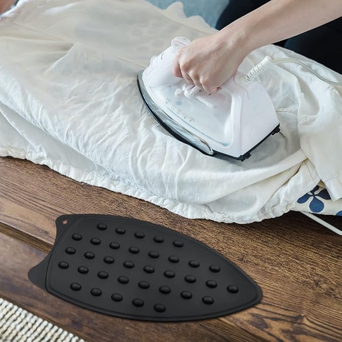 yuntop 2 Pcs Silicone Iron Rest Pads Multipurpose Iron Hot Resistant Mat - Image 3