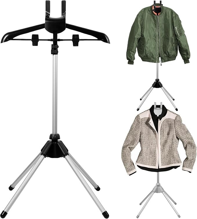 Steamer Stand, Folding Telescopic Clothes Steamer Holder - Image 6