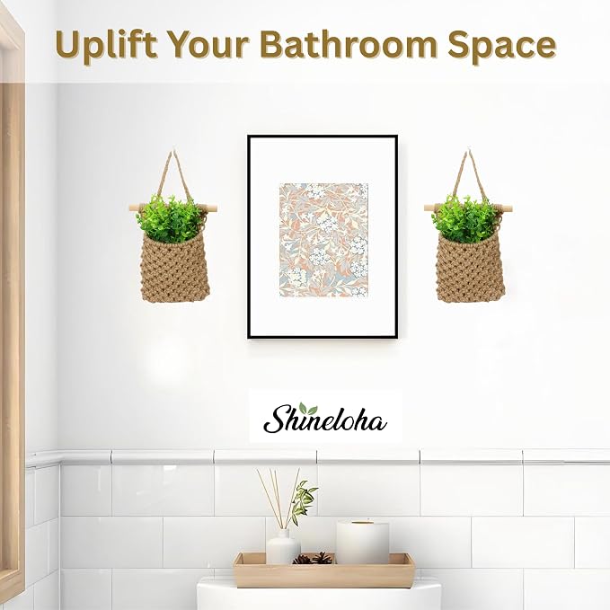 2 Packs Macrame Wall Planters - Image 9