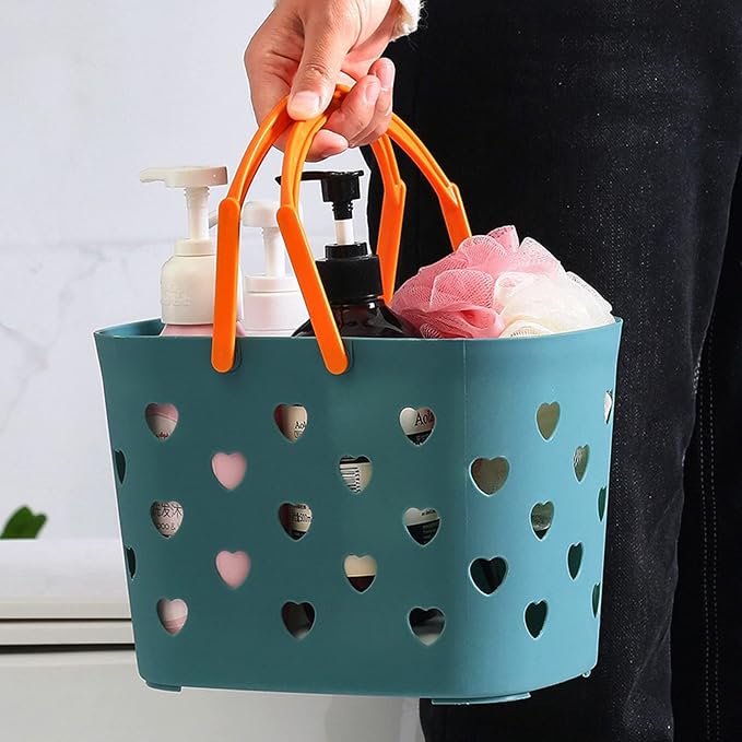 Anyoifax Portable Shower Caddy Tote Plastic Storage Basket - Image 7